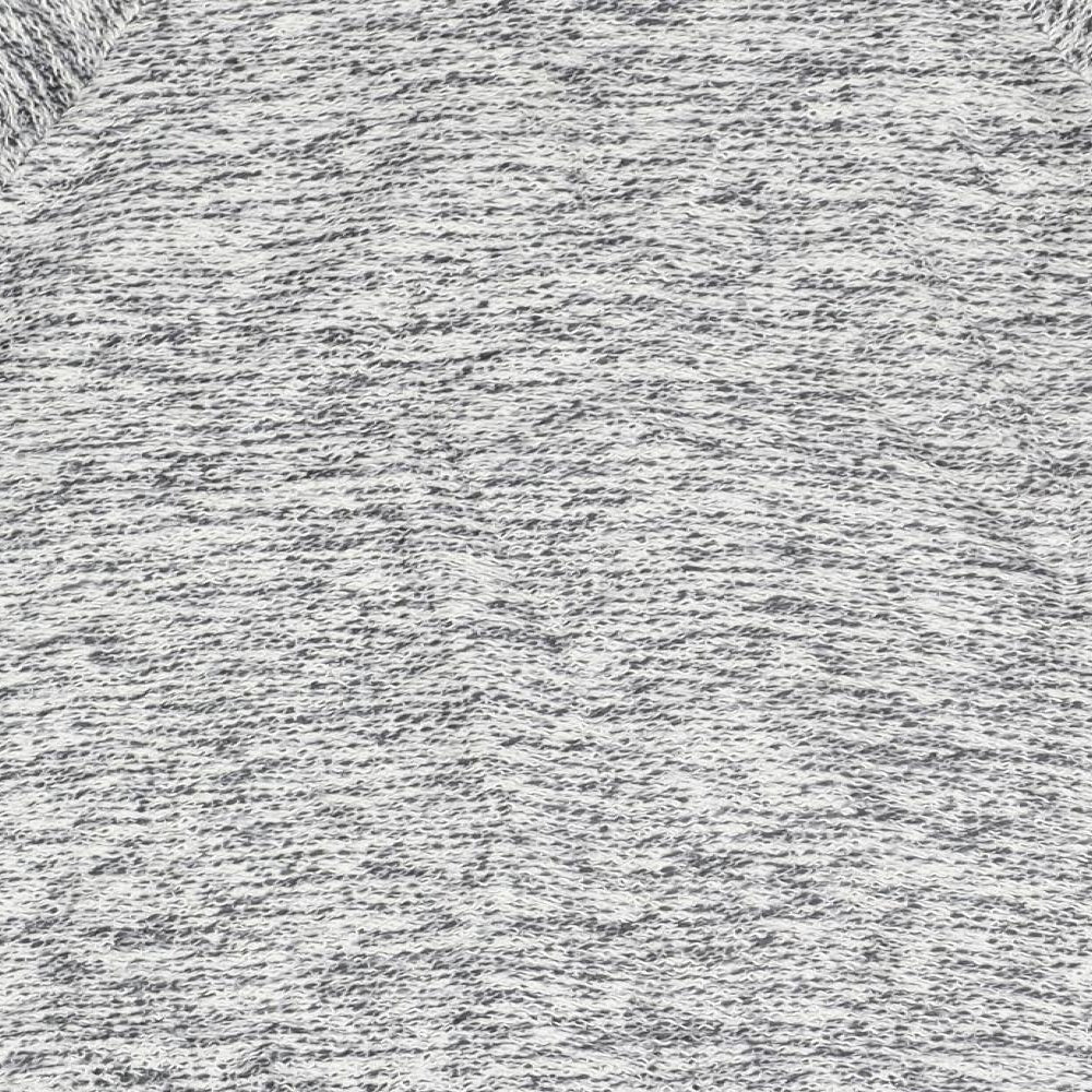 Marks and Spencer Womens Grey Geometric Pullover Jumper Size 12