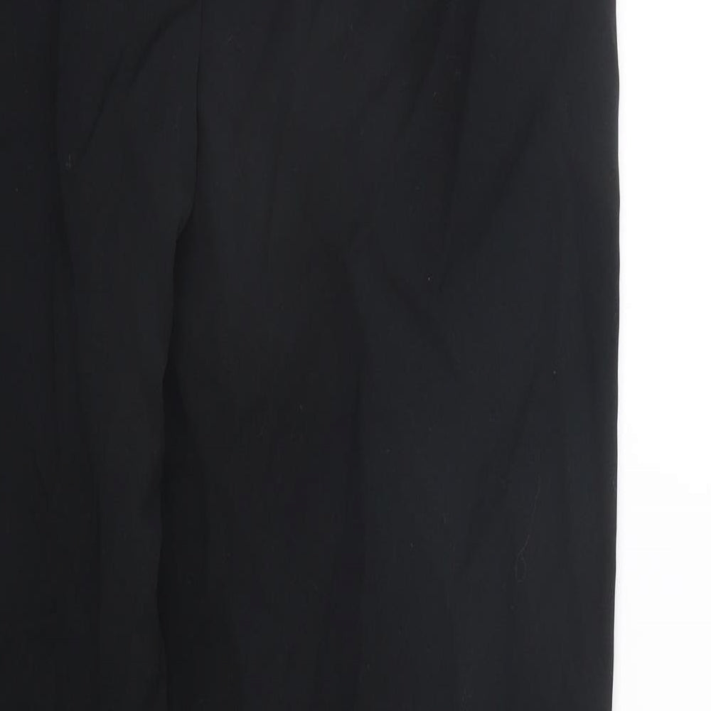 Marks and Spencer Womens Black Trousers Size 10 L25 in