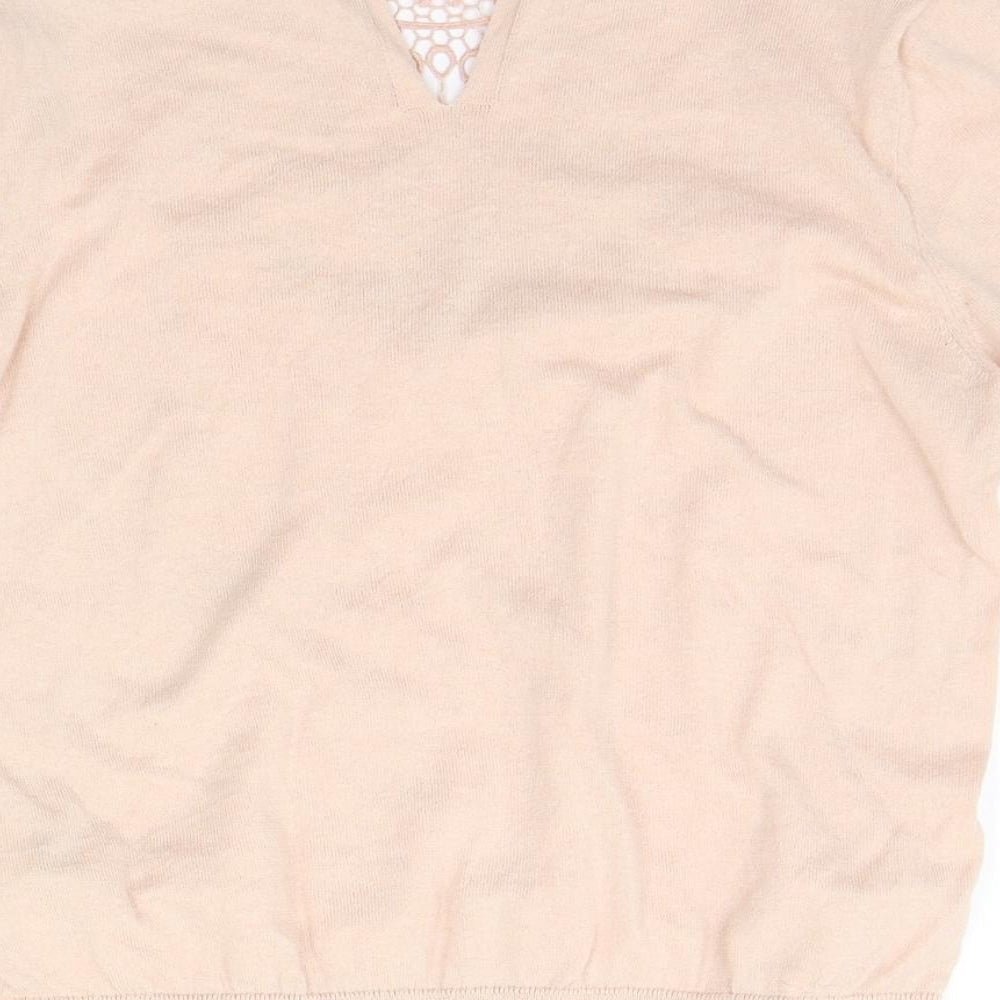 Marks and Spencer Womens Beige Pullover Jumper Size 10
