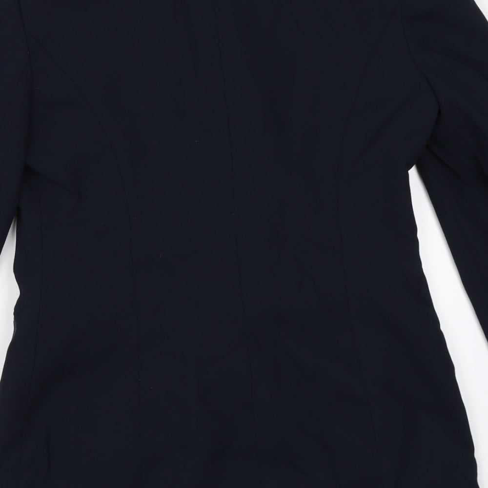 Richards Womens Blue Overcoat Coat Size 12