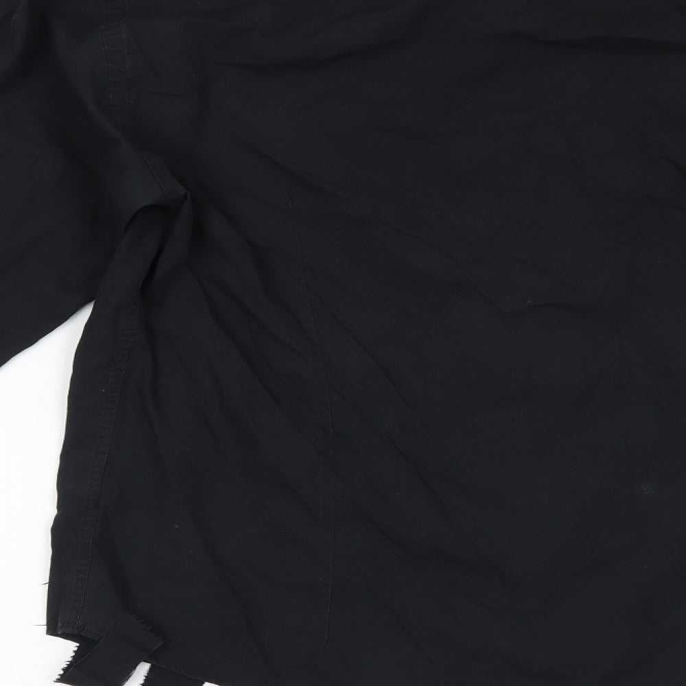 Peter Werth Mens Black Button-Up Size 40