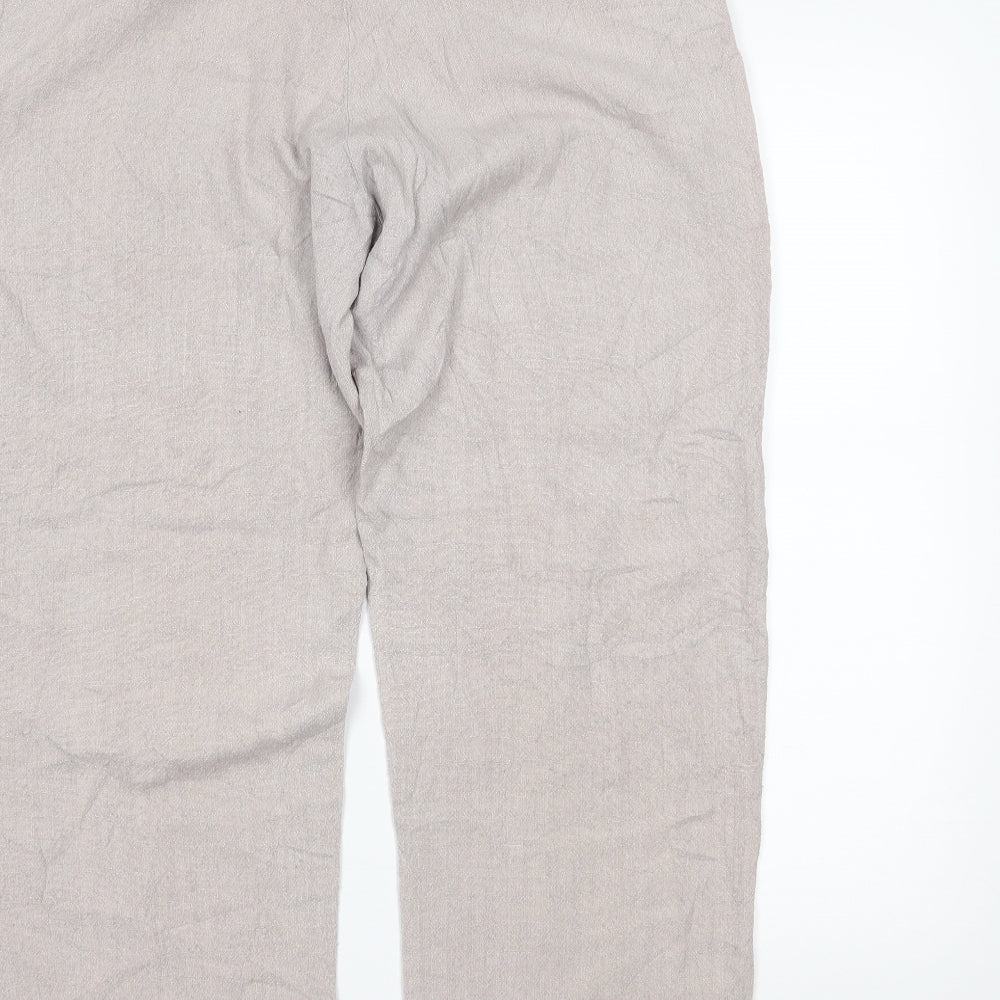 Bishopston Trading Company Womens Beige Trousers Size M L26 in