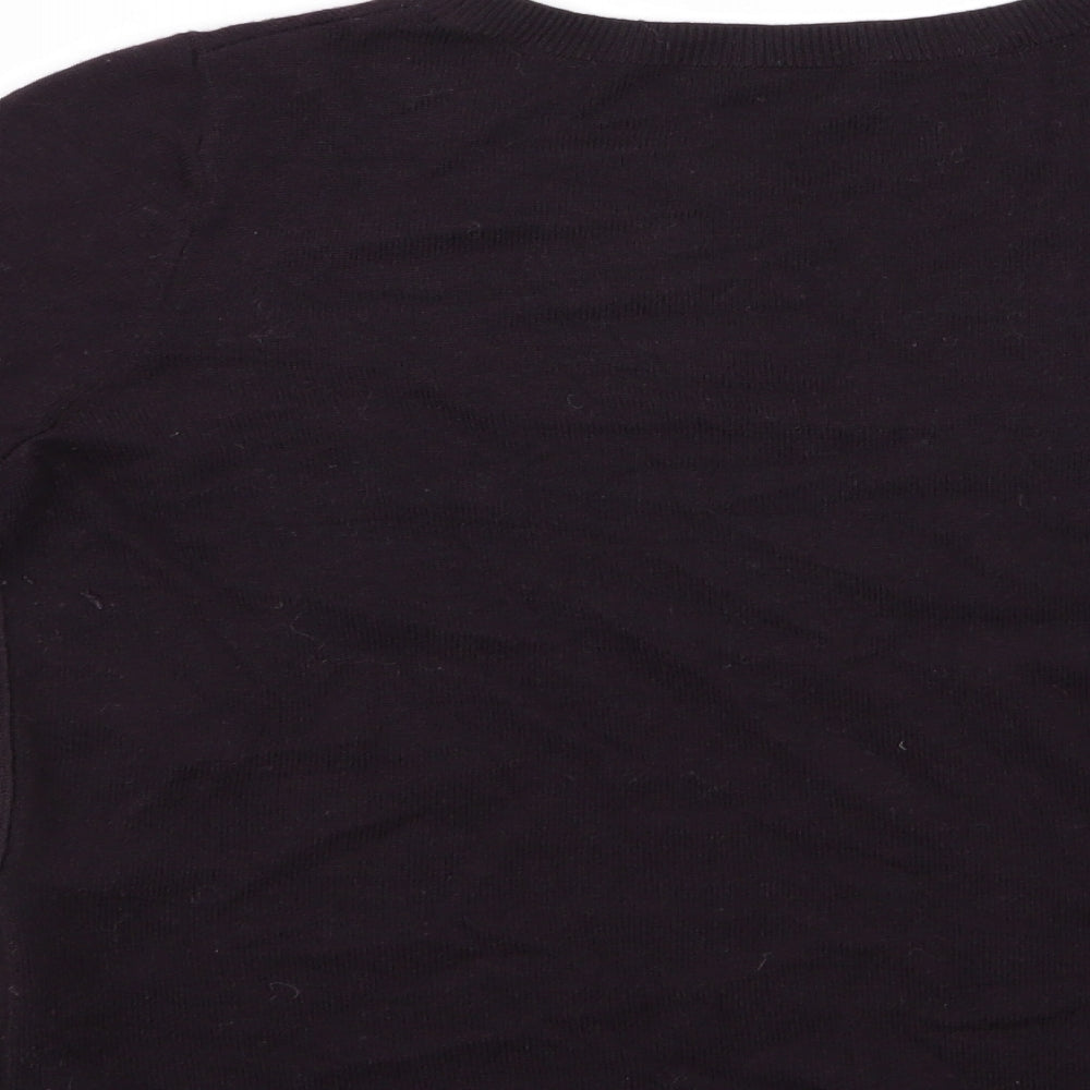 Preworn Womens Purple Pullover Jumper Size 10 - Jumper