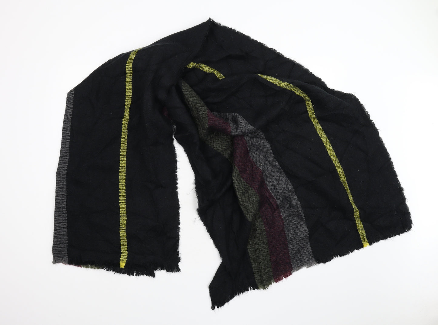 Preworn Unisex Multicoloured Striped Scarf
