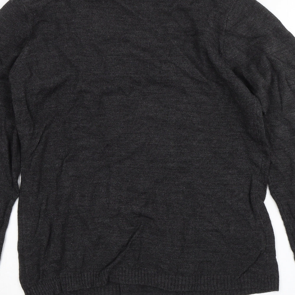 Casamia Womens Grey Pullover Jumper Size S