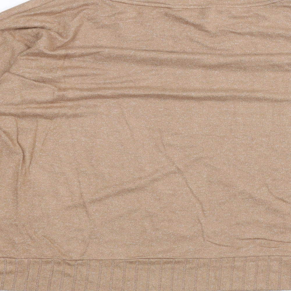 Marks and Spencer Womens Brown Pullover Jumper Size 16