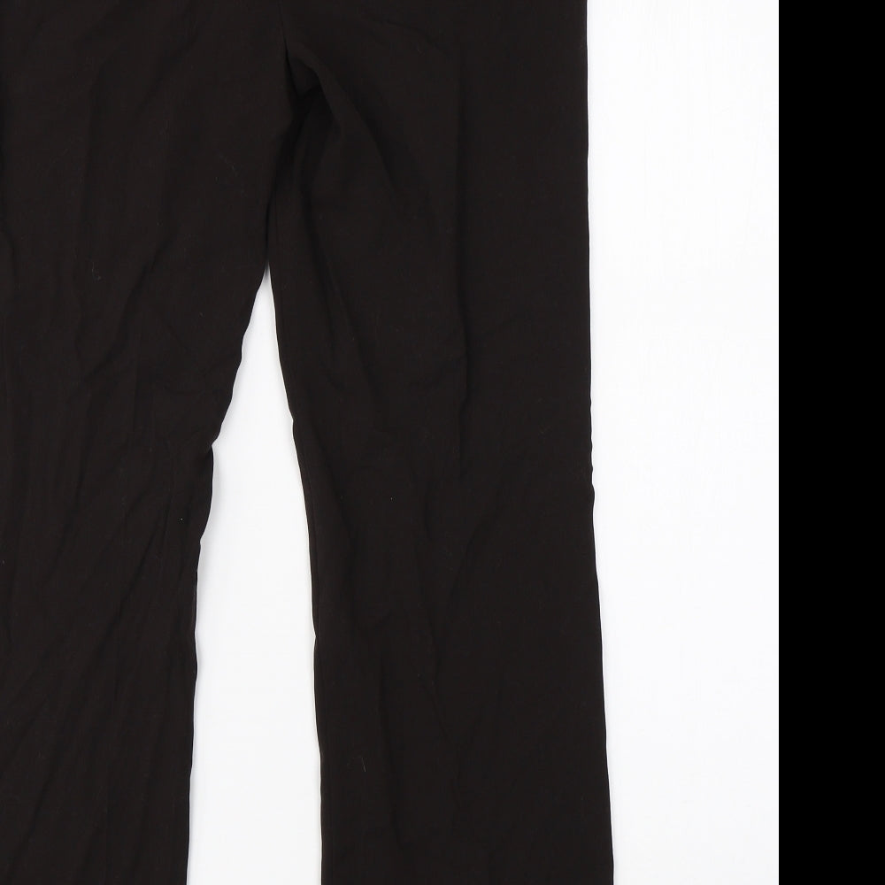 M&S Womens Brown Dress Pants Trousers Size 12 L25 in