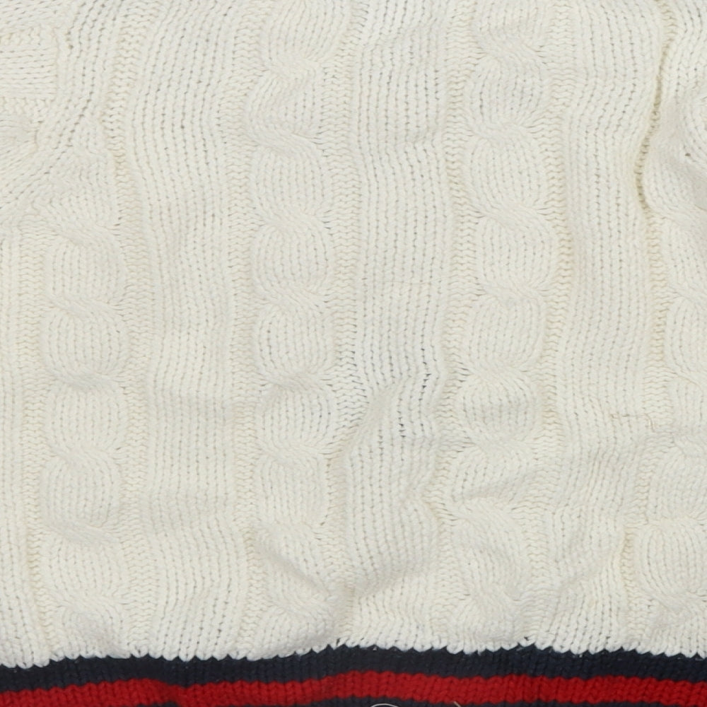 READERS Boys White Pullover Jumper