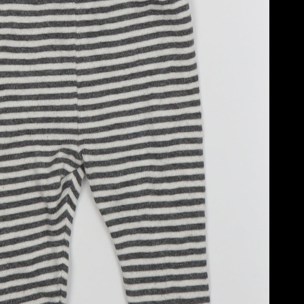 Billie Girls Multicoloured Striped Sweatpants Trousers Size 3-6 Months