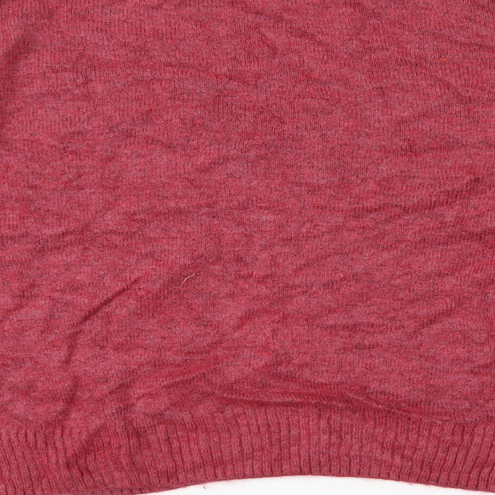 NEXT Womens Red Floral Pullover Jumper Size 16
