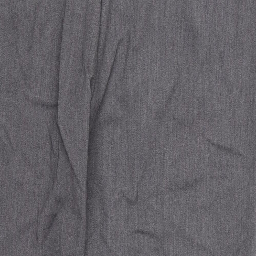 Perrugi Womens Grey Trousers Size 14 L27 in