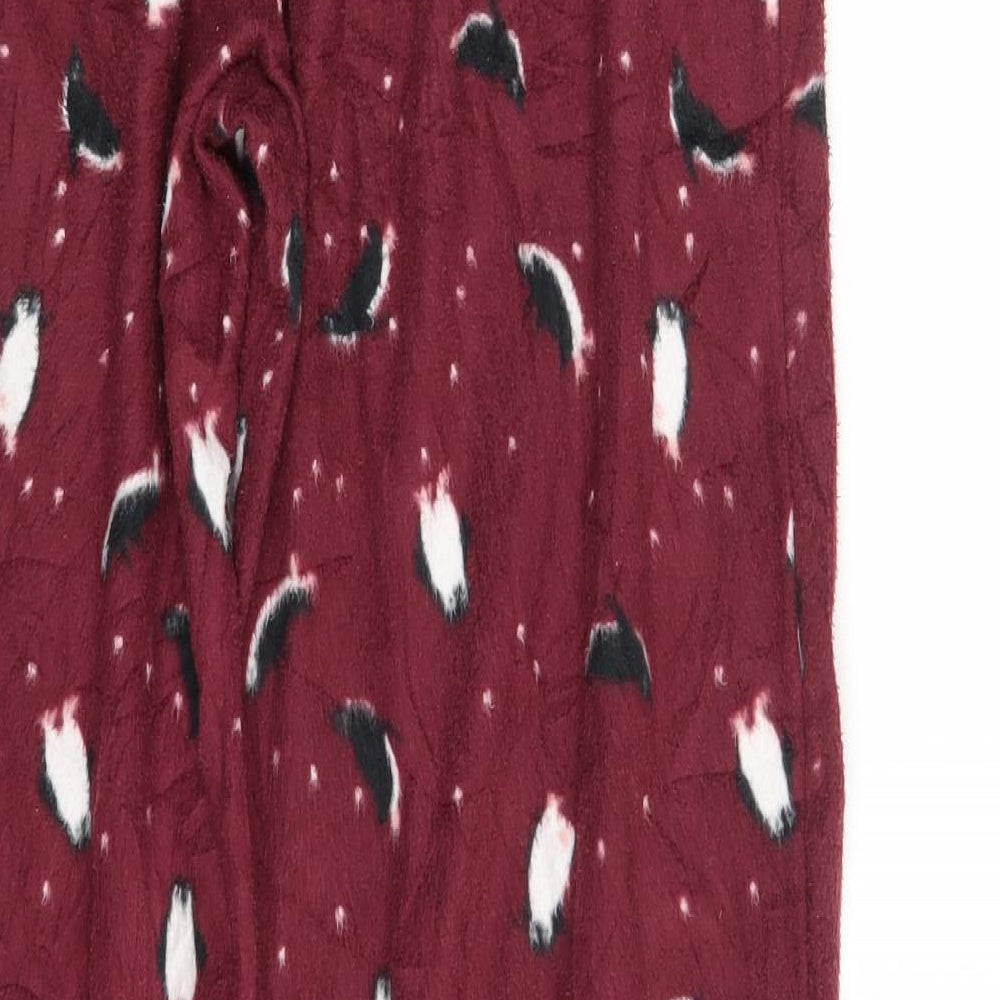 M&S Mens Purple Animal Print Sweatpants Trousers Size M L27 in