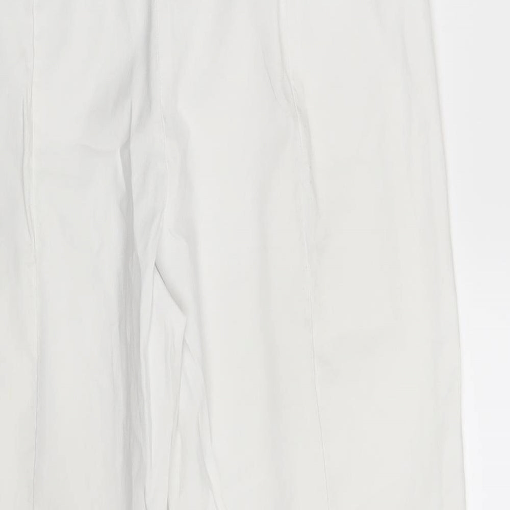 Preworn Womens White Denim Chino Shorts Size 28 in