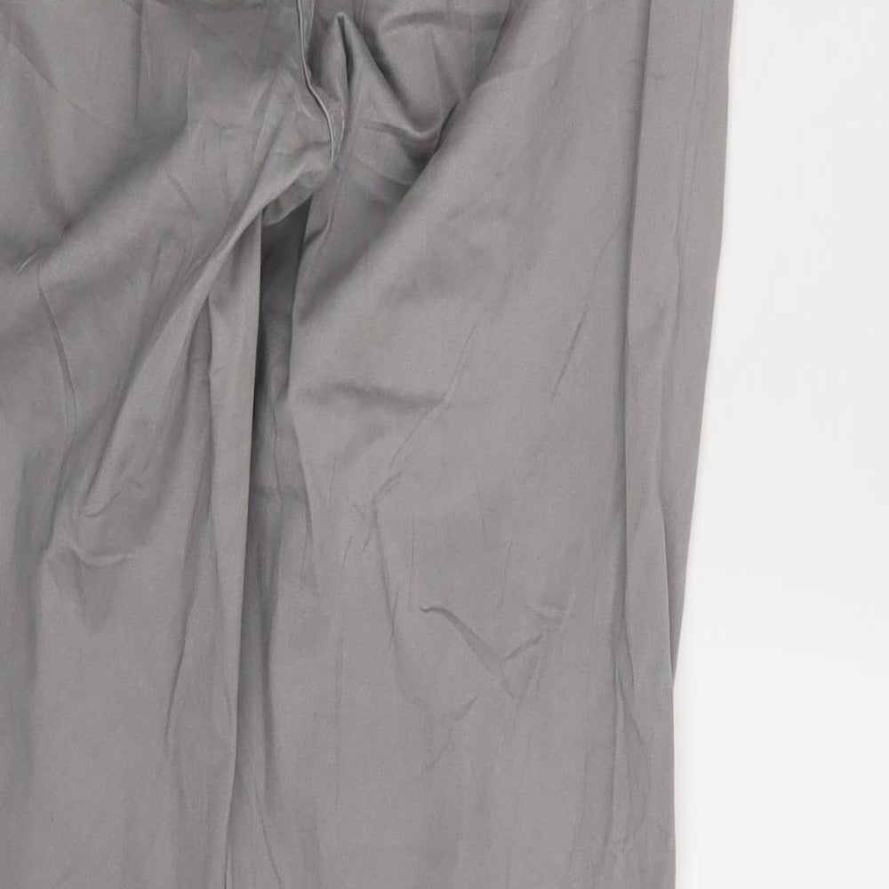 Up Fashion Womens Grey Chino Trousers Size 10 L32 in