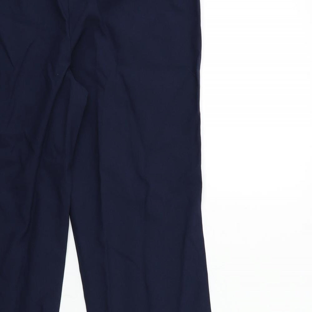 Papaya Womens Blue Trousers Size 12 L28 in