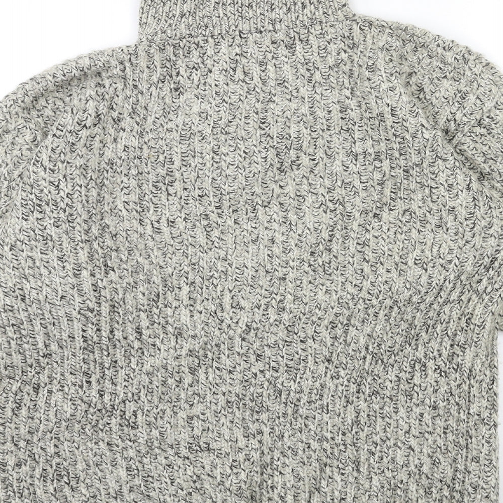 Preworn Mens Grey Knit Pullover Jumper Size L