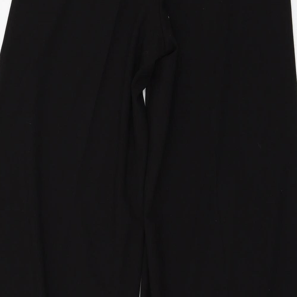 Jane Norman Womens Black Trousers Size 8 L30 in