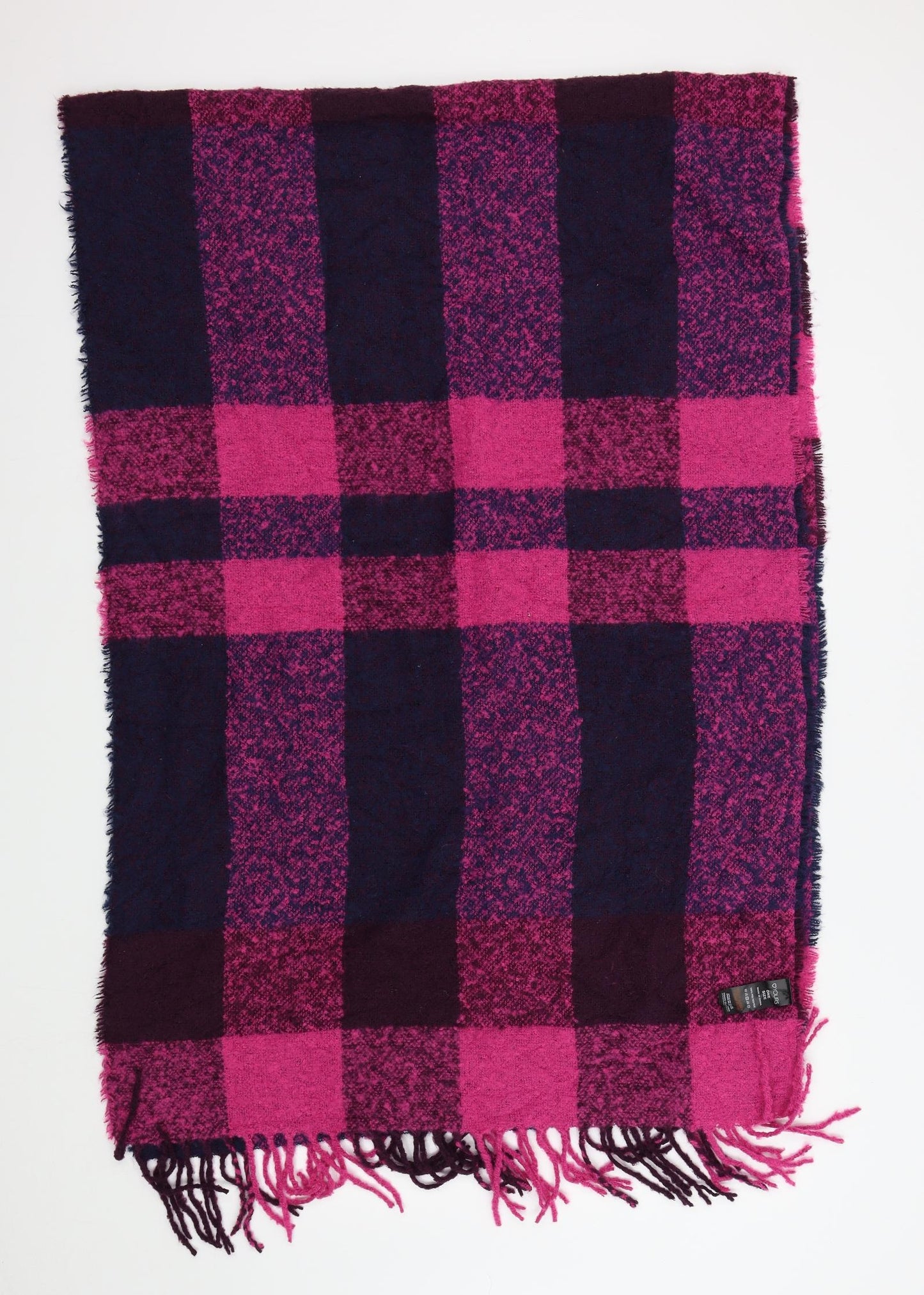 Yours Womens Pink Check Scarf