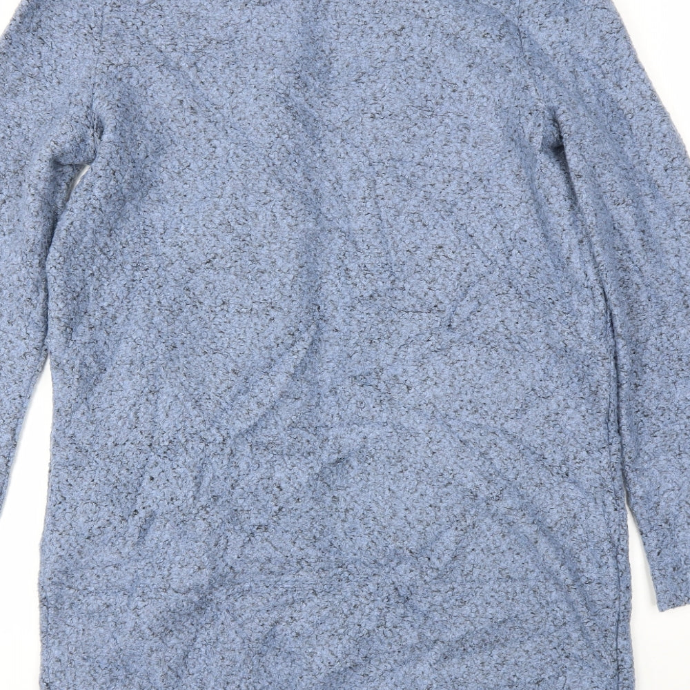 TU Womens Blue Overcoat Coat Size S