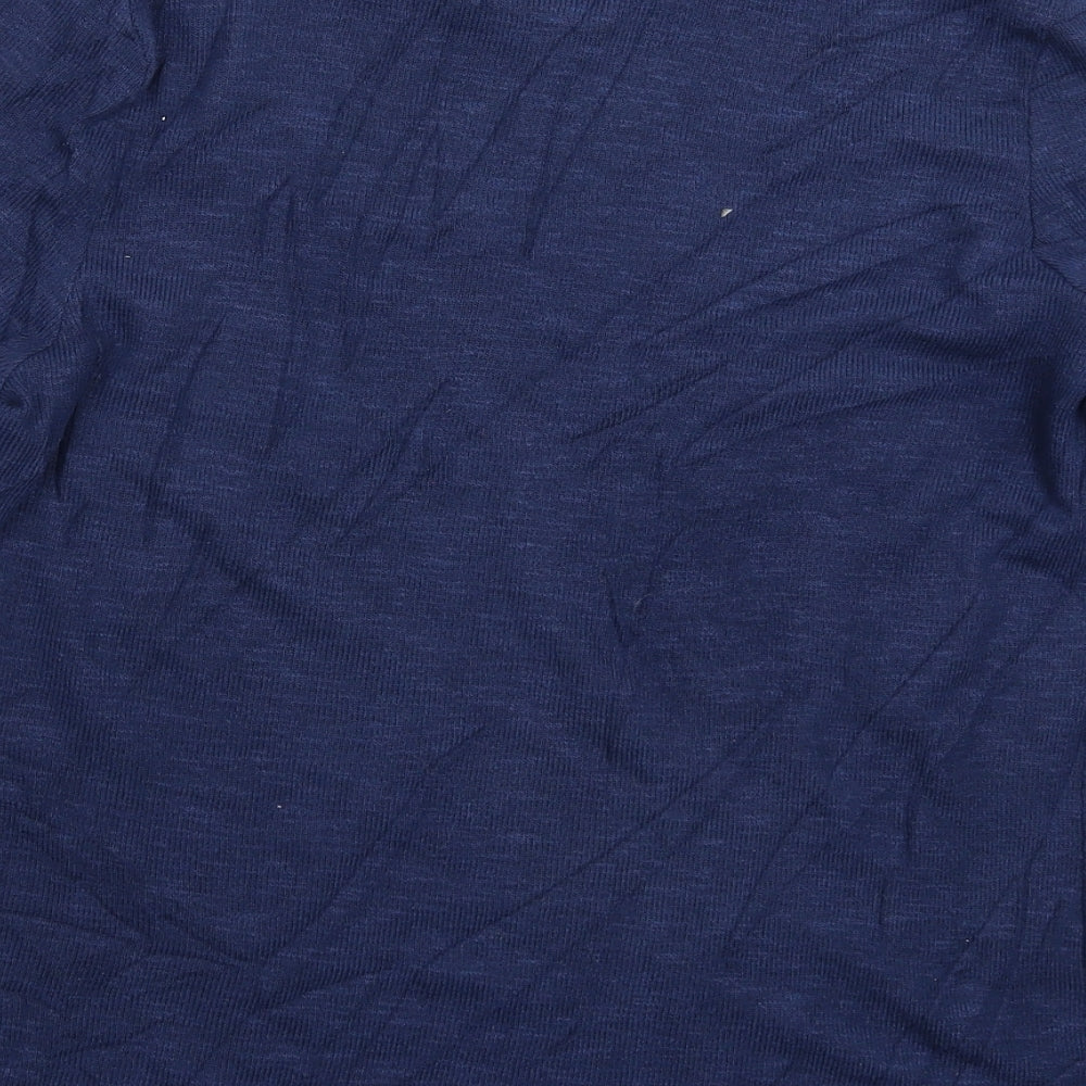 TU Womens Blue Knit Pullover Jumper Size 10