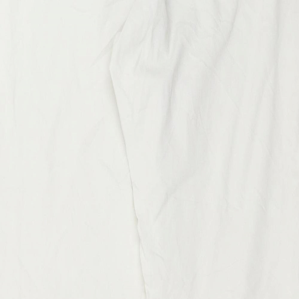 Niama Womens White Trousers Size 34 in L28 in