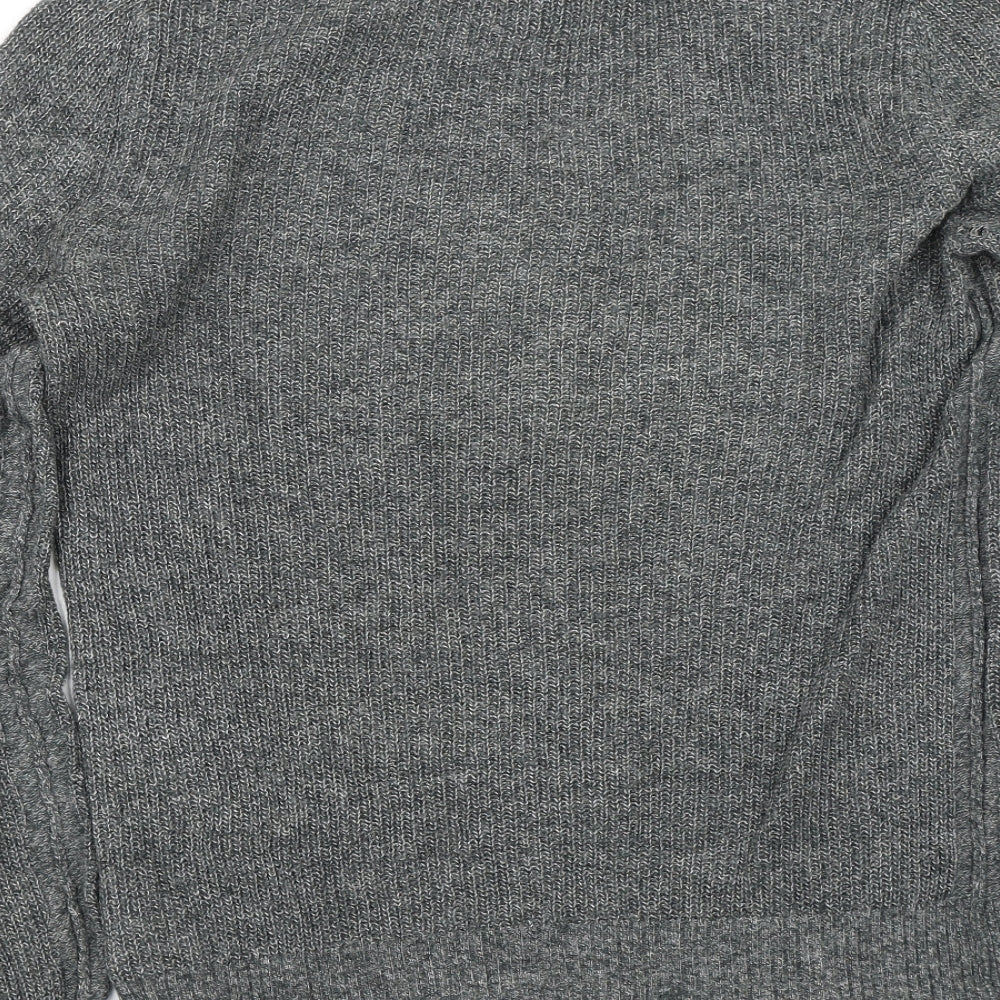 H&M Womens Green Pullover Jumper Size XS