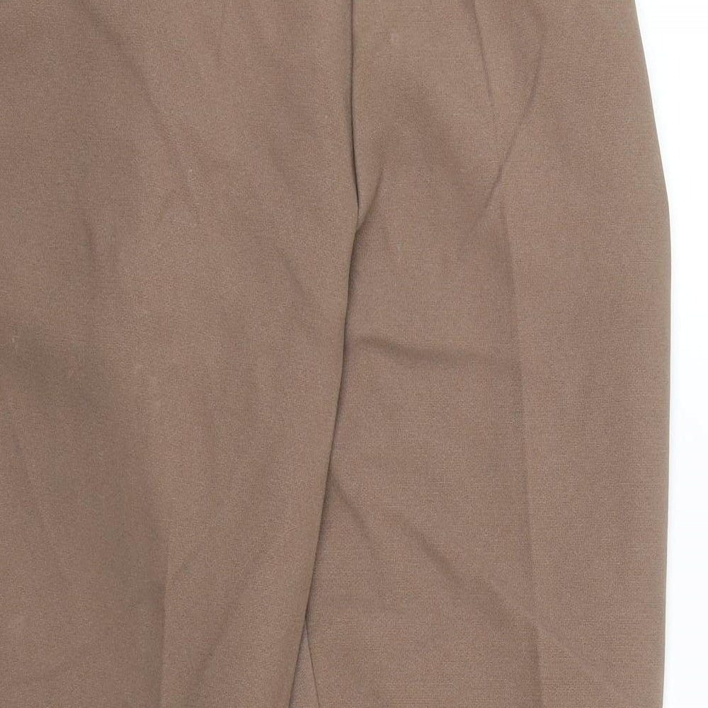 Saria Womens Brown Carrot Trousers Size 25 L23 in
