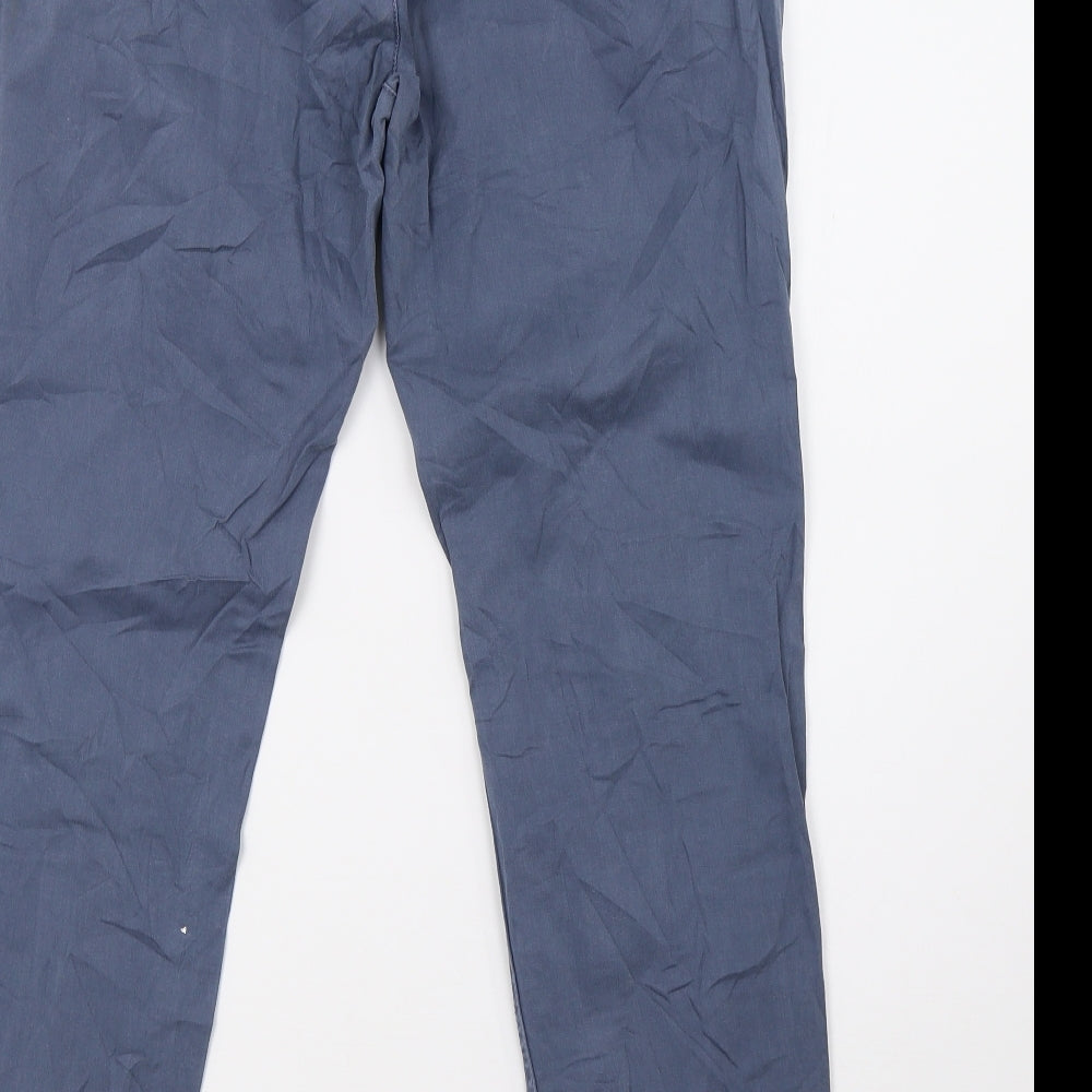 Janina Womens Blue Trousers Size 41 in L30 in