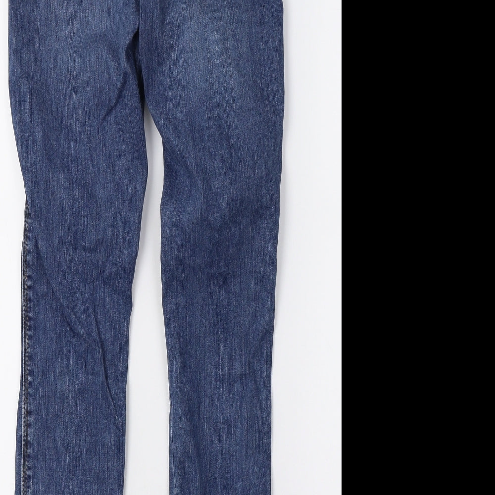 Preworn Womens Blue Denim Skinny Jeans Size M L28 in