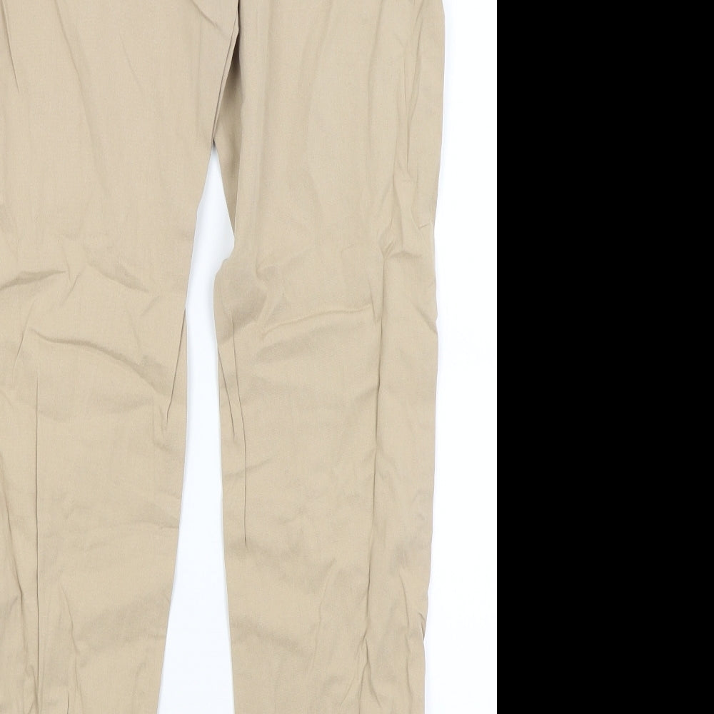 George Womens Brown Trousers Size 14 L30 in
