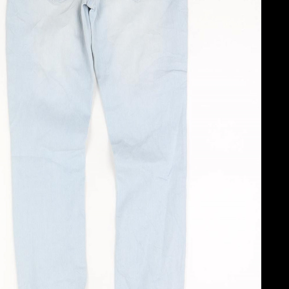 Preworn Womens Blue Denim Skinny Jeans Size 26 in L29 in