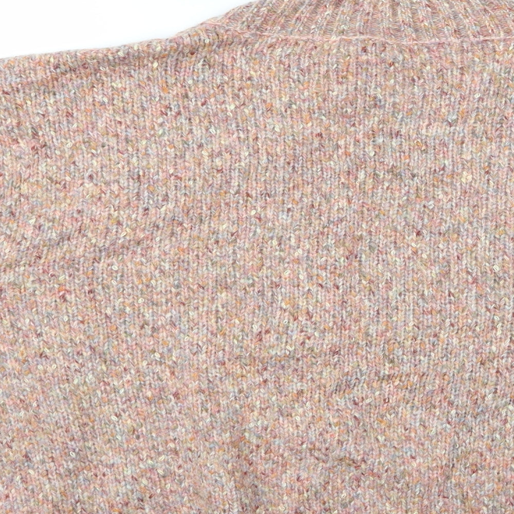 New Look Womens Pink Pullover Jumper Size L - New Look