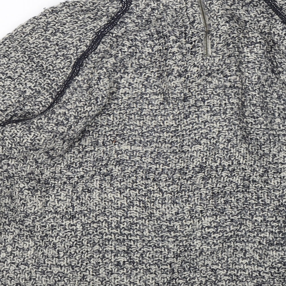 M&S Womens Blue Pullover Jumper Size 14