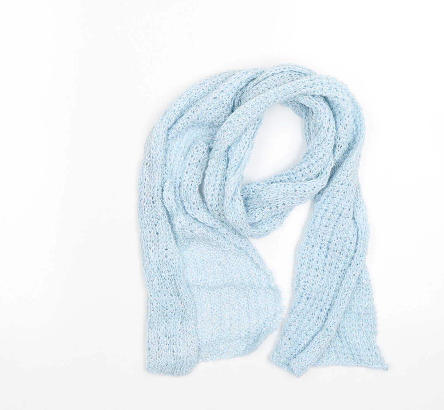 Preworn Unisex Blue Scarf