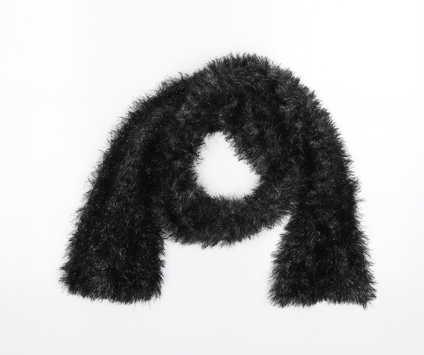 Preworn Unisex Black Scarf