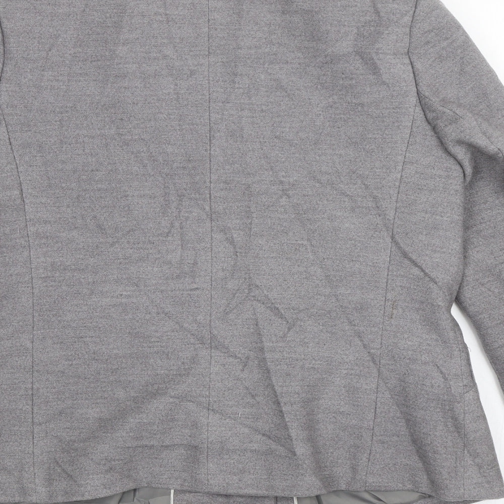 M&S Womens Grey Jacket Size 12