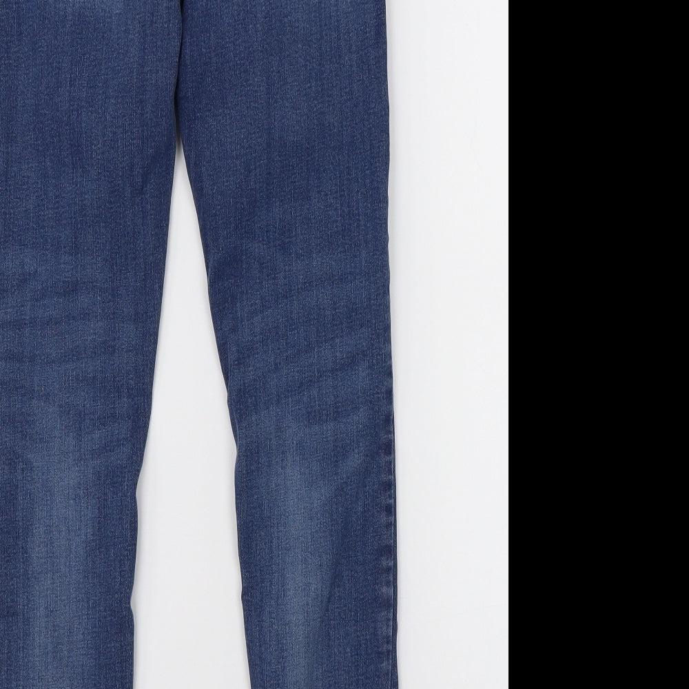 Denim Co Womens Blue Denim Skinny Jeans Size 10 L26 in