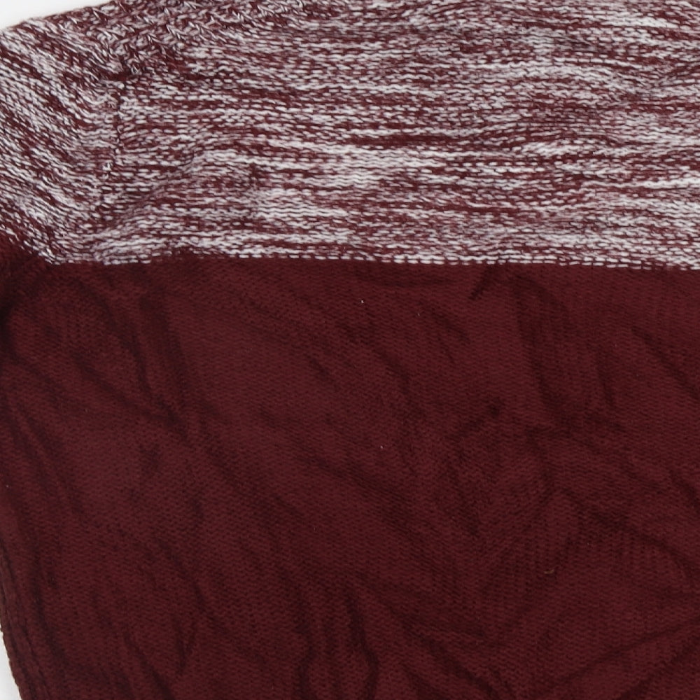 M&Co Womens Red Pullover Jumper Size XL