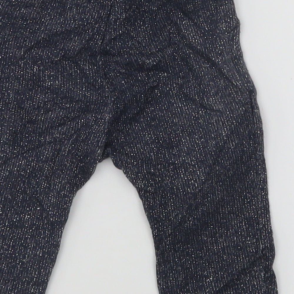 United Colors of Benetton Girls Blue Sweatpants Trousers Size 6-9 Months