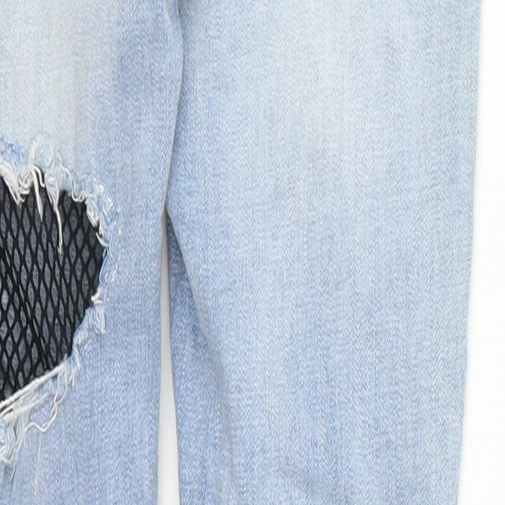 Rare London Womens Blue Denim Skinny Jeans Size 24 in L25 in - Netting