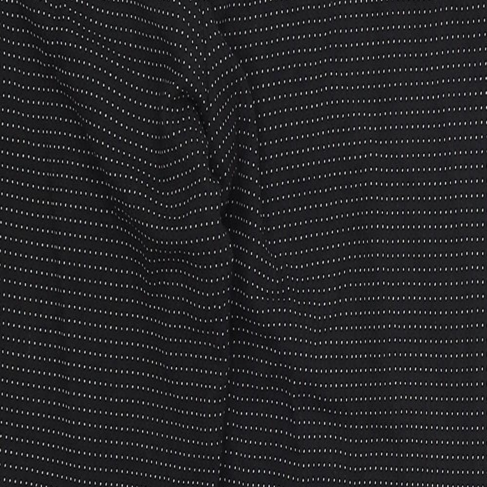 TU Womens Black Polka Dot Trousers Size 14 L27 in