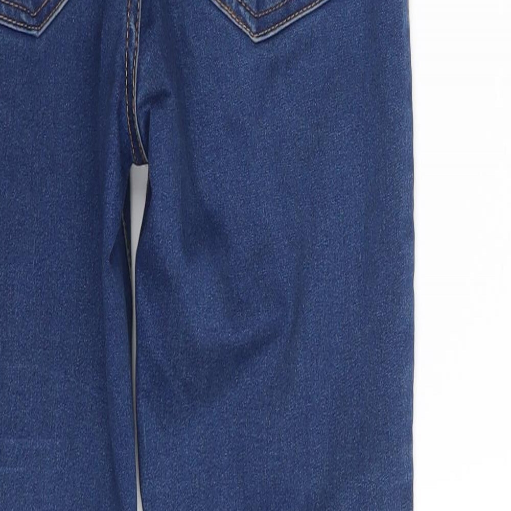 Denim & Co. Womens Blue Denim Skinny Jeans Size 8 L28.5 in