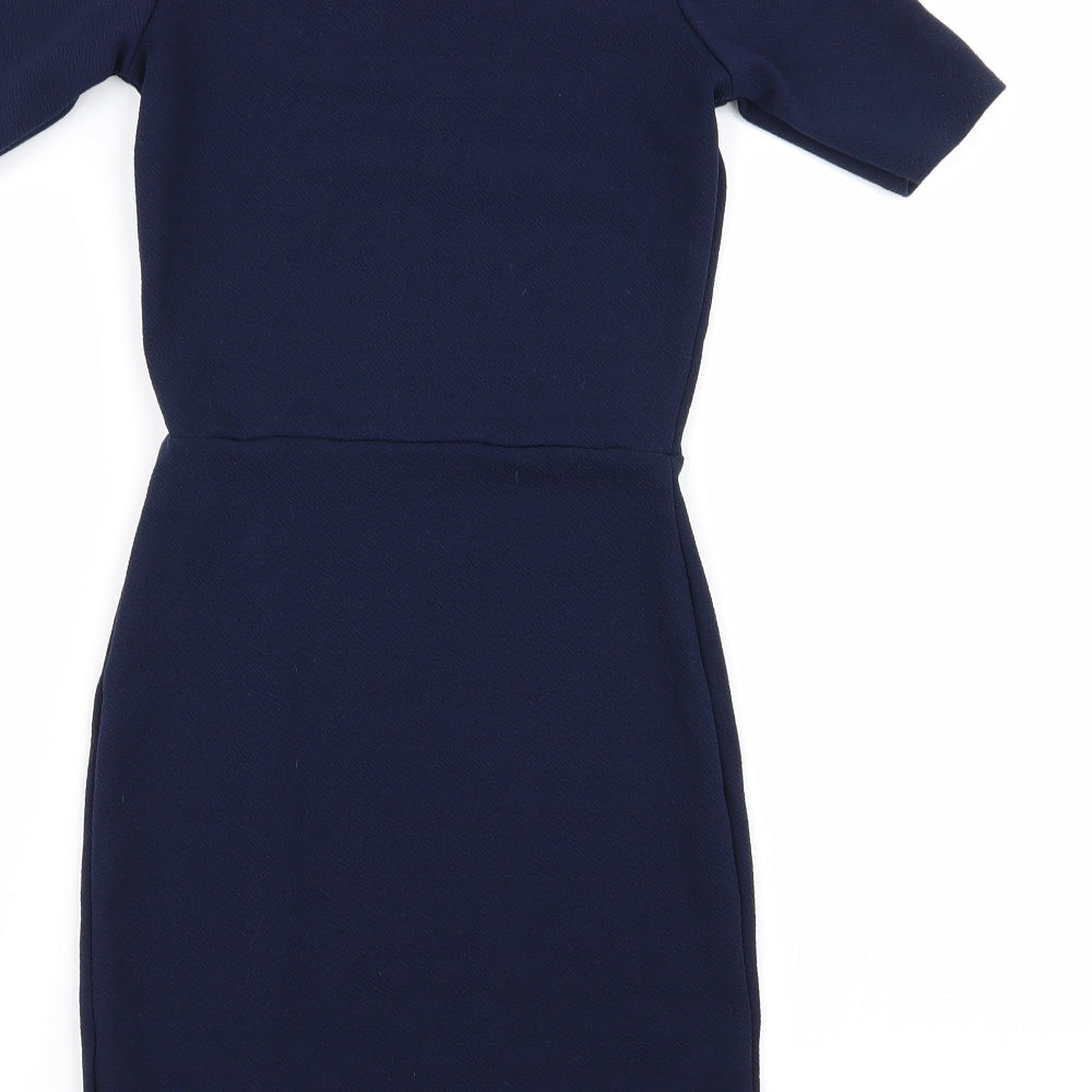 PLT Womens Blue A-Line Size 6
