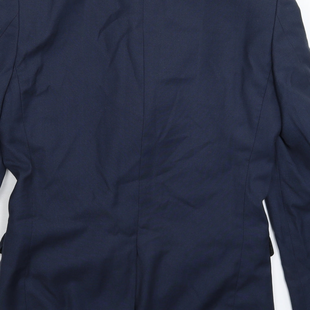 Cedar Wood State Mens Blue Jacket Suit Jacket Size 34