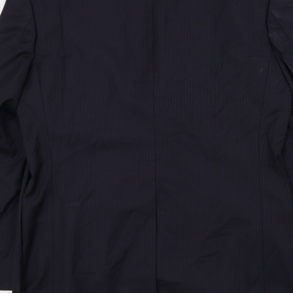 M&S Mens Blue Jacket Suit Jacket Size 38