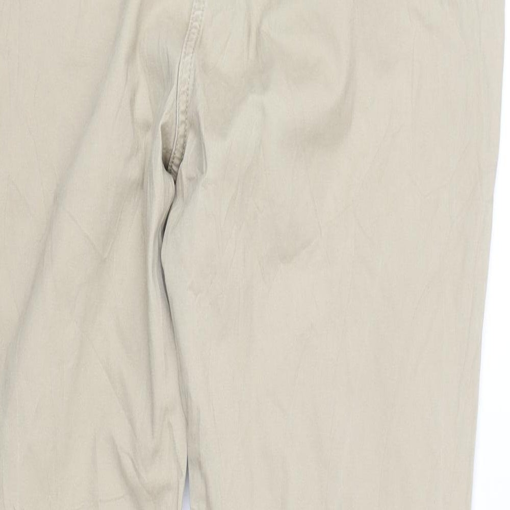 Per Una Womens Beige Trousers Size 34 L27.5 in