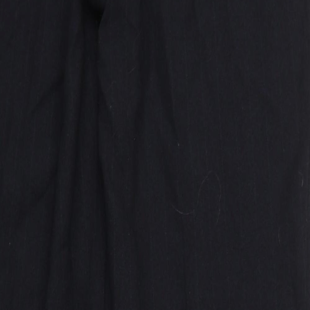Sky Designs Womens Black Striped Trousers Size 10 L29 in