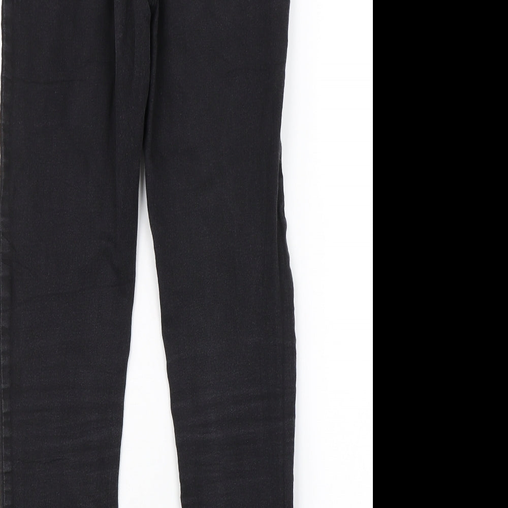 M&S Womens Black Denim Jegging Jeans Size 8 L24 in