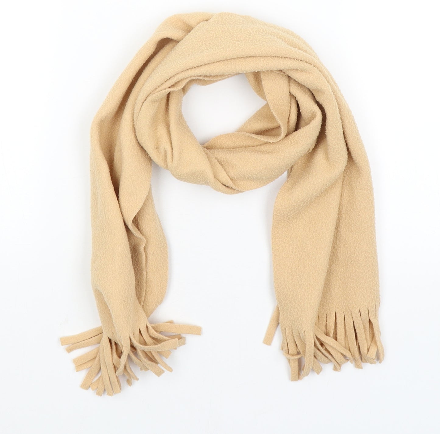 Preworn Unisex Beige Scarf One Size