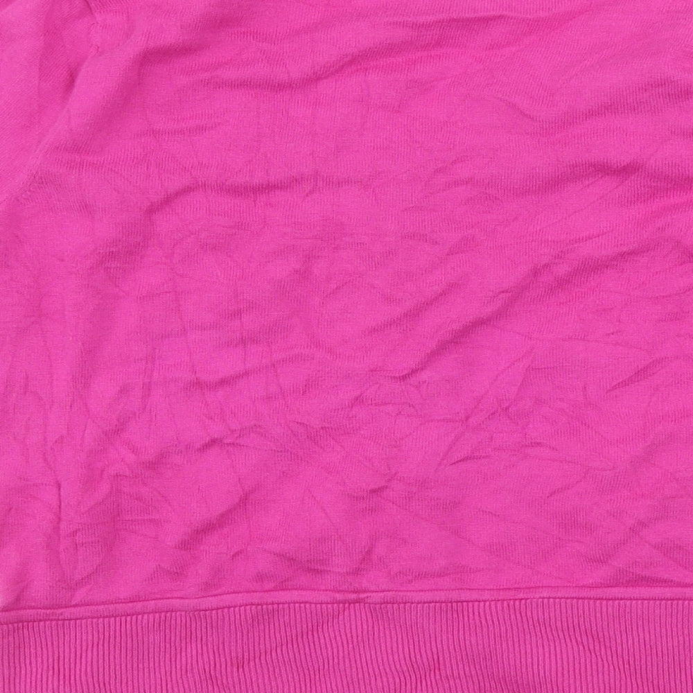 Monsoon Womens Pink Cardigan Jumper Size 10